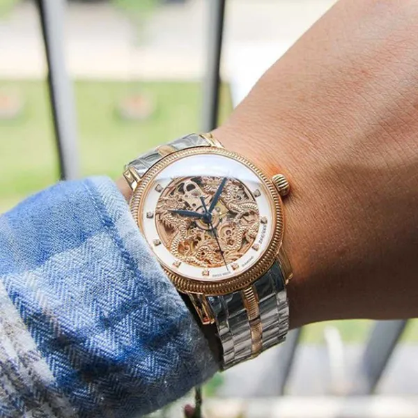 Đồng Hồ Nam Ogival Watch OG358.652AGSR-T Màu Vàng/Bạc