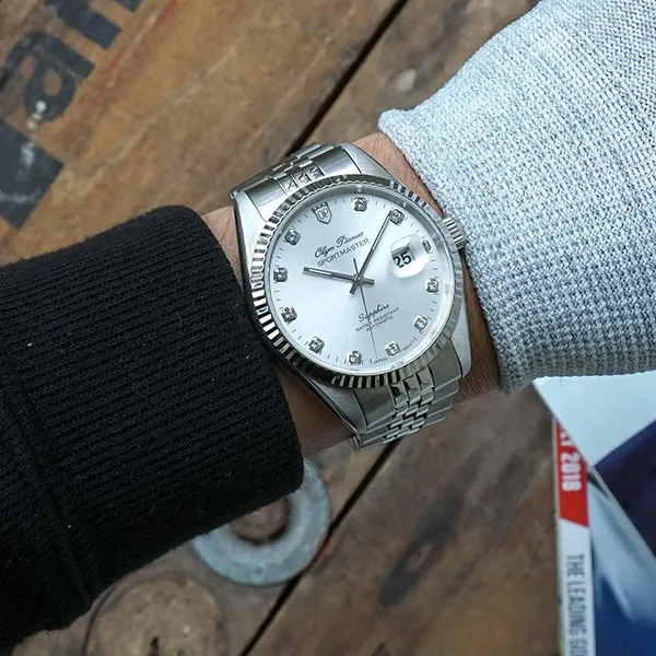Đồng Hồ Nam Olym Pianus Automatic OP89322AGS-T Màu Bạc