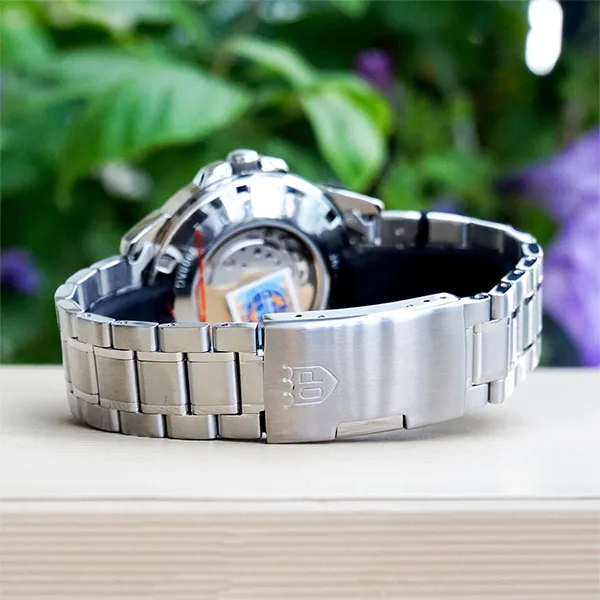 Đồng Hồ Nam Olym Pianus Automatic OP9908-881AGS-XL Màu Bạc Xanh Lá