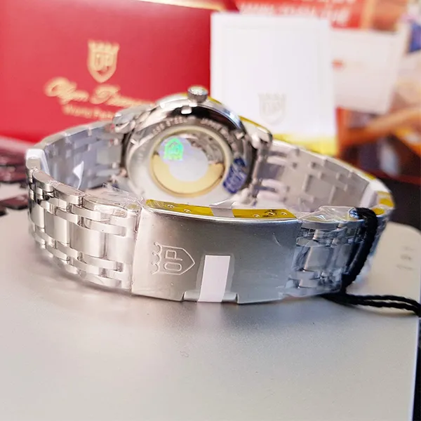 Đồng Hồ Nam Olym Pianus Automatic Watch OP990-162AMS-T Màu Bạc