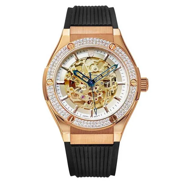 Đồng Hồ Nam Olym Pianus Fusion Skeleton OP990 45.24ADGR GL-T Màu Đen - Vàng
