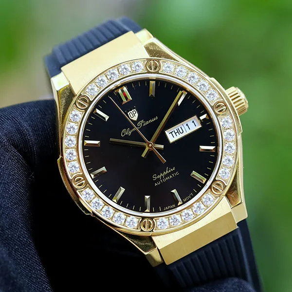 Đồng Hồ Nam Olym Pianus Fusion Watch OP990-45ADGK-GL-D Màu Đen