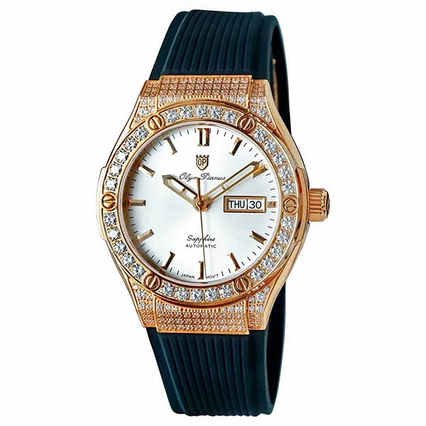 Đồng Hồ Nam Olym Pianus Hublot Diamond OP990-45ADDGR-GL-T Màu Đen - Vàng Hồng - Đồng hồ - Vua Hàng Hiệu