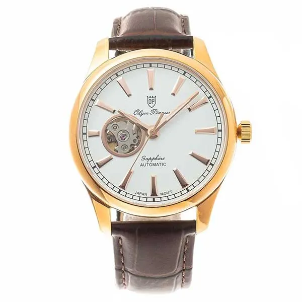 Đồng Hồ Nam Olym Pianus Nam OP9927 71AMR GL-T Màu Nâu - Trắng - Đồng hồ - Vua Hàng Hiệu