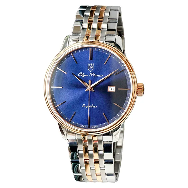 Đồng Hồ Nam Olym Pianus OP5738MSR-X Màu Xanh Bạc