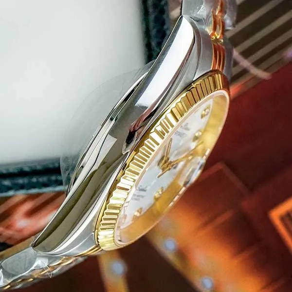 Đồng Hồ Nam Olym Pianus Oyster OP89322AMSK-T Màu Bạc - Vàng