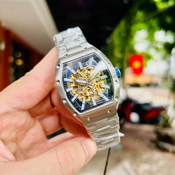 Đồng Hồ Nam Olym Pianus Richard Mille Watch OP9946.1AGS-X Màu Xanh - Bạc