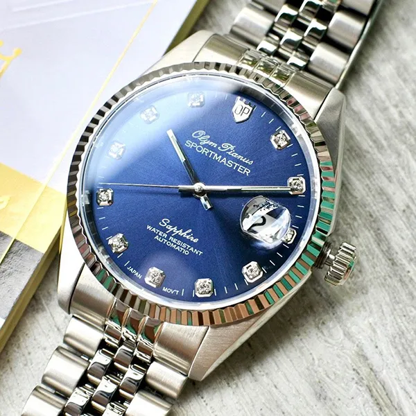 Đồng Hồ Nam Olym Pianus Sportmaster OP89322AGS-X Màu Xanh Bạc