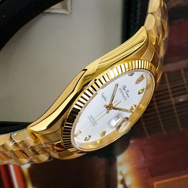 Đồng Hồ Nam Olym Pianus Sportmaster Watch OP89322GK-T Màu Vàng - Đồng hồ - Vua Hàng Hiệu
