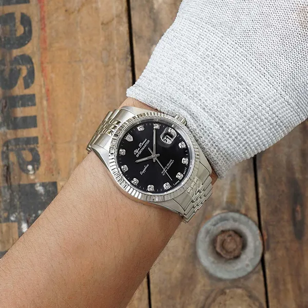 Đồng Hồ Nam Olym Pianus Sportmaster Watch OP89322GS-D Màu Bạc Đen - Đồng hồ - Vua Hàng Hiệu