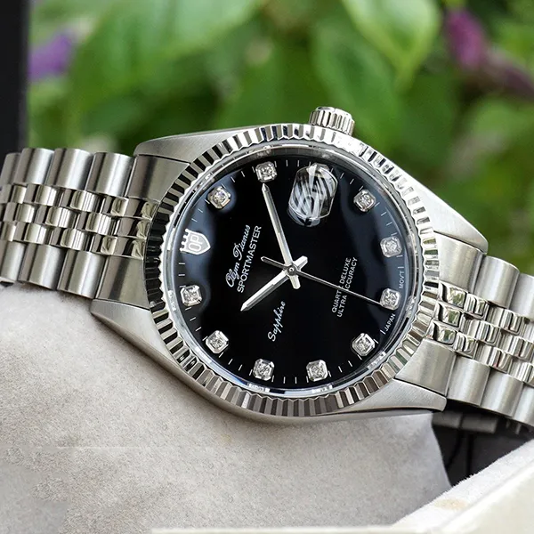 Đồng Hồ Nam Olym Pianus Sportmaster Watch OP89322GS-D Màu Bạc Đen - Đồng hồ - Vua Hàng Hiệu