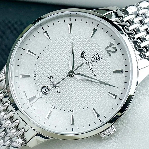 Đồng Hồ Nam Olym Pianus Watch OP5709MS-T Màu Bạc