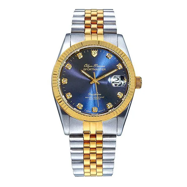 Đồng Hồ Nam Olym Pianus Watch OP89322AMSK-X Màu Demi Mặt Xanh