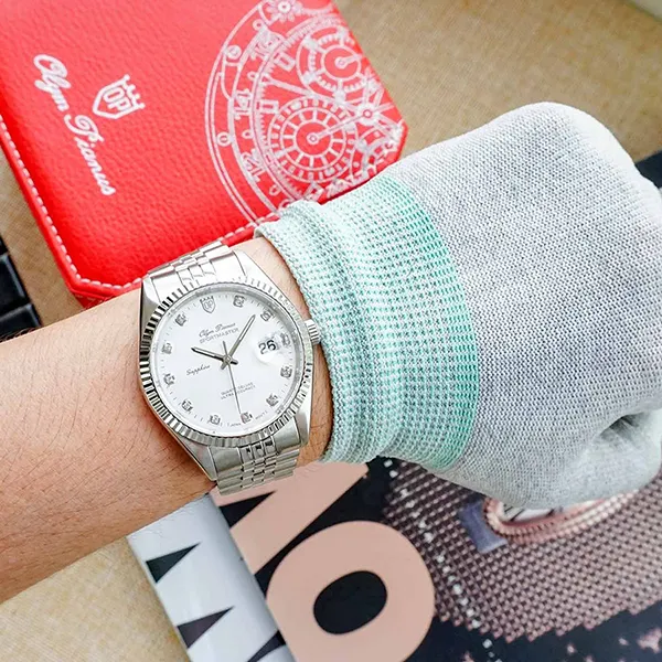 Đồng Hồ Nam Olym Pianus Watch OP89322GS-T Màu Bạc - Đồng hồ - Vua Hàng Hiệu