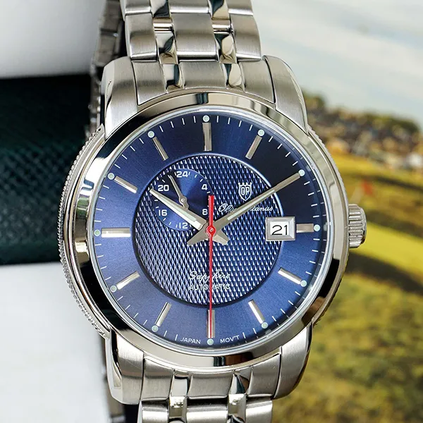 Đồng Hồ Nam Olym Pianus Watch OP990-131AMS-X Màu Xanh Bạc