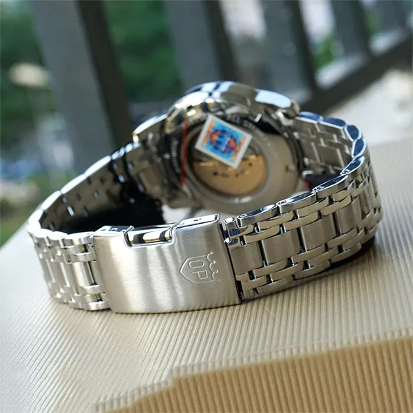Đồng Hồ Nam Olym Pianus Watch OP990-163AMS-D Màu Bạc Đen - Đồng hồ - Vua Hàng Hiệu
