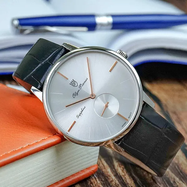 Đồng Hồ Nam Olym Quartz Watch OP130-13MS-GL-T Màu Đen - Đồng hồ - Vua Hàng Hiệu