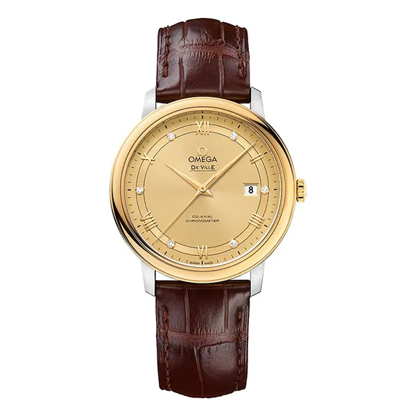 Đồng Hồ Nam Omega De Ville Prestige 424.23.40.20.58.001 (42423402058001) Màu Nâu/Vàng - Đồng hồ - Vua Hàng Hiệu