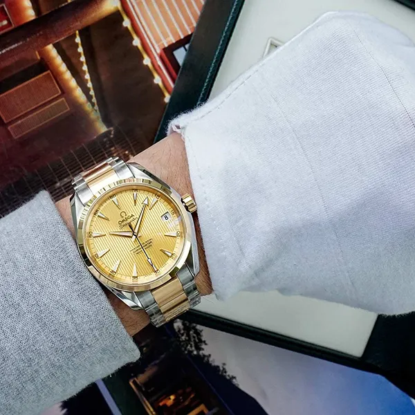 Đồng Hồ Nam Omega Seamasteraqua Terra 231.20.39.21.08.001 Màu Demi (Bạc/Vàng) - Đồng hồ - Vua Hàng Hiệu