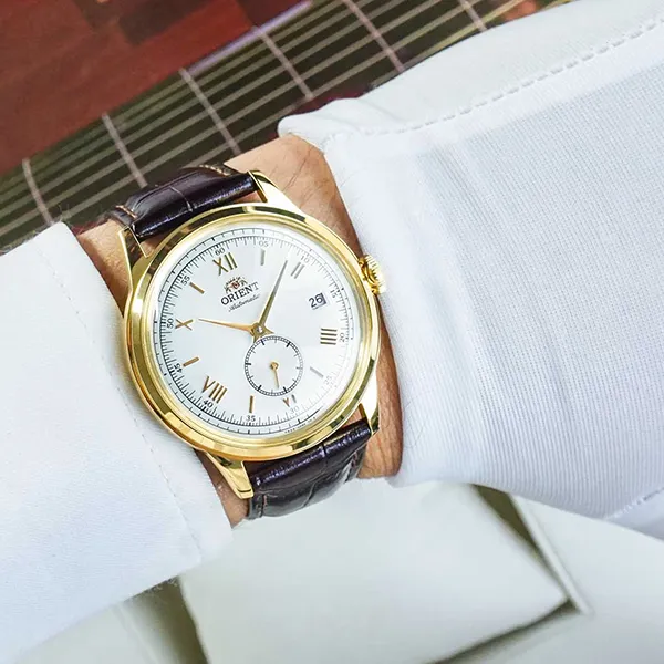 Đồng Hồ Nam Orient Automatic RA-AP0106S30B Màu Nâu Vàng