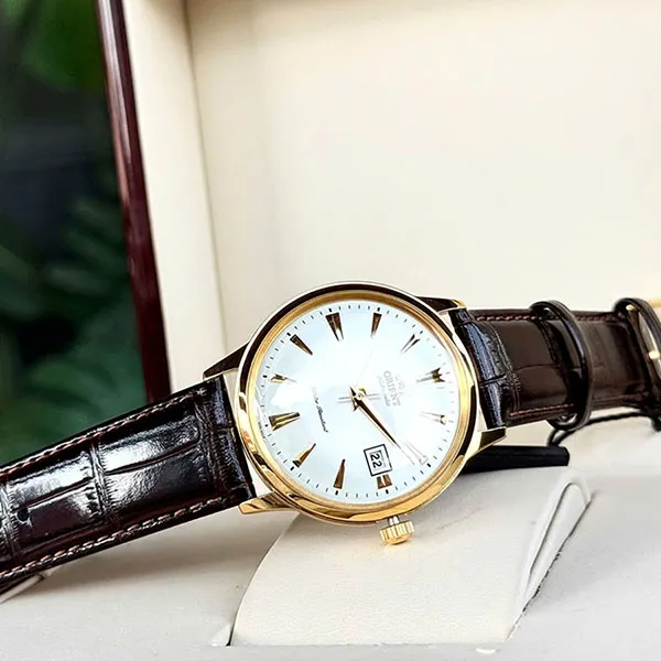 Đồng Hồ Nam Orient Bambino Gen 1 FAC00003W0 Màu Nâu Vàng - Đồng hồ - Vua Hàng Hiệu