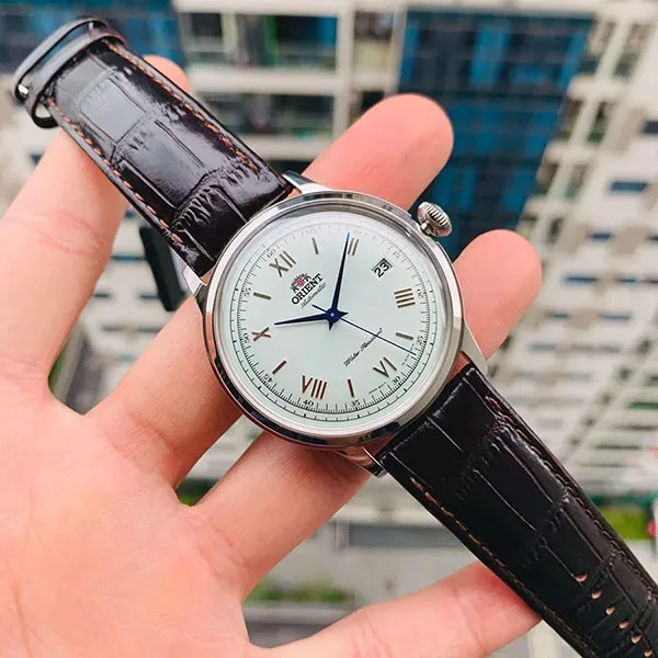Đồng Hồ Nam Orient Bambino Gen 2 FAC00009W0 Màu Nâu Trắng
