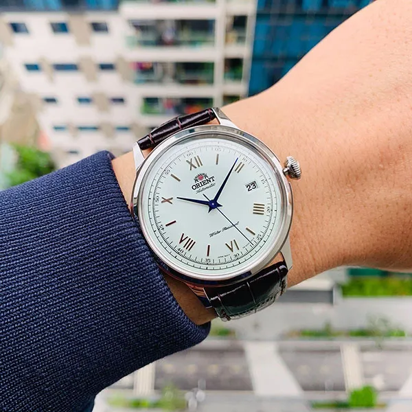 Đồng Hồ Nam Orient Bambino Gen 2 FAC00009W0 Màu Nâu Trắng