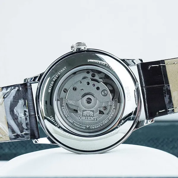 Đồng Hồ Nam Orient Bambino RN-AK0703E Màu Nâu Xanh