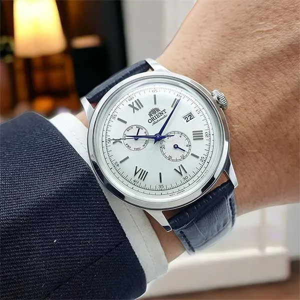 Đồng Hồ Nam Orient Bambino Version 8 RA-AK0701S10B (RA-AK0701S) Màu Trắng Đen - Đồng hồ - Vua Hàng Hiệu