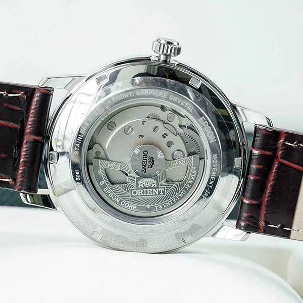 Đồng Hồ Nam Orient Classic RA-AC0F12S10B (RA-AC0F12S30B) Màu Nâu - Trắng