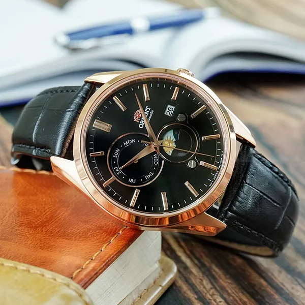 Đồng Hồ Nam Orient Gen 5 2021 Sun And Moon Watch RA-AK0309B10B (RA-AK0309B30B)-BHQT Màu Đen