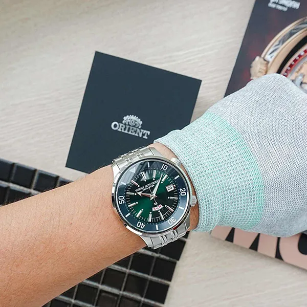 Đồng Hồ Nam Orient King Diver RA-AA0D03E1HB Màu Xanh Bạc