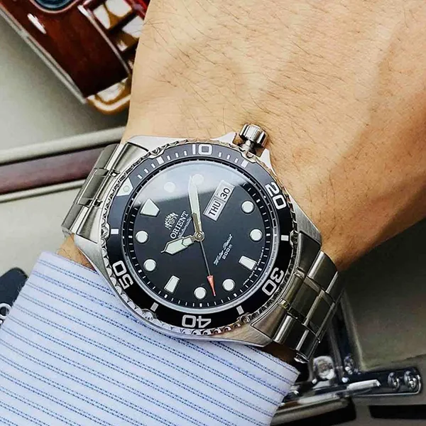 Đồng Hồ Nam Orient RAY II FAA02004B9 Black Màu Bạc Đen - Đồng hồ - Vua Hàng Hiệu