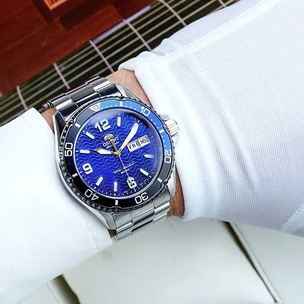 Đồng Hồ Nam Orient Sport Mako RA-AA0822L19B Màu Bạc Xanh Dương