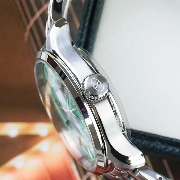 Đồng Hồ Nam Orient Star Layered Skeleton Watch RK-AV0B12E Màu Xanh Bạc