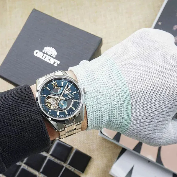 Đồng Hồ Nam Orient Star Watch RK-AV0114E Màu Xanh Bạc