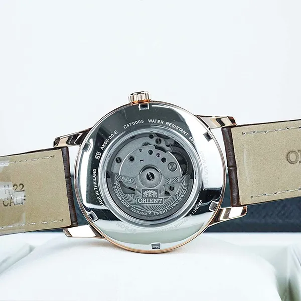 Đồng Hồ Nam Orient Sun And Moon Gen 3 RN-AK0002Y (FAK00003T0) Màu Nâu Đen