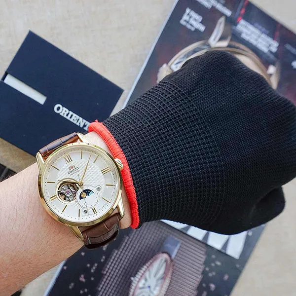 Đồng Hồ Nam Orient Sun And Moon Gen 4 2021 RA-AS0010S10B (RA-AS0010S30B) Watch Màu Nâu - Vàng - Đồng hồ - Vua Hàng Hiệu