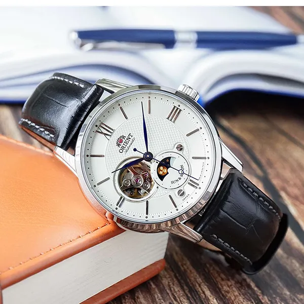 Đồng Hồ Nam Orient Sun And Moon Gen 4 Watch RN-AS0003S Màu Đen - Đồng hồ - Vua Hàng Hiệu