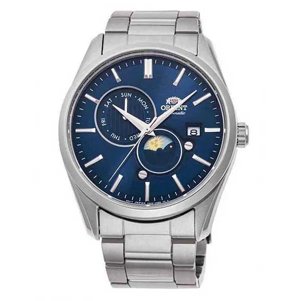 Đồng Hồ Nam Orient Sun And Moon Gen 5 2021 RA-AK0308L10B Màu Xanh Bạc