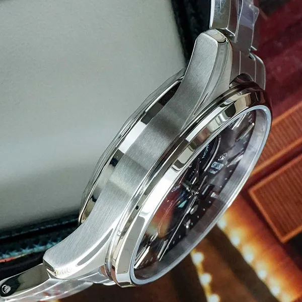 Đồng Hồ Nam Orient Sun And Moon Gen 5 Bản 2021 RA-AK0307B10B (RA-AK0307B30B) Watch Màu Đen - Bạc