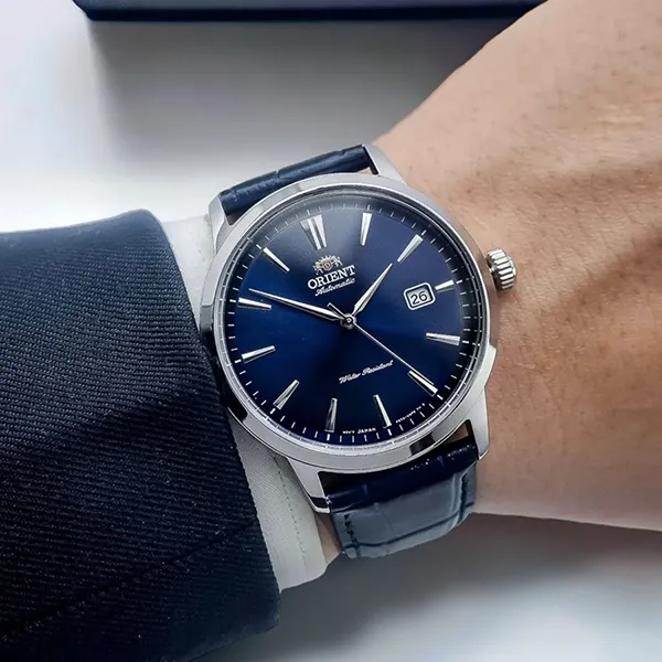 Đồng Hồ Nam Orient Symphony Gen 3 RA-AC0F06L10B Màu Xanh Navy