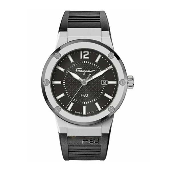 Đồng Hồ Nam Salvatore Ferragamo Quartz Watch F80 SFHY001322 Màu Đen/Bạc