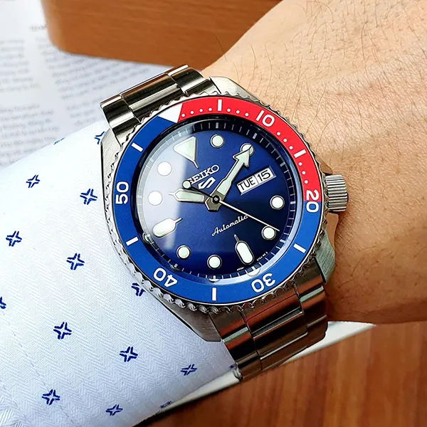 Đồng Hồ Nam Seiko Automatic SRPD53K1 Màu Bạc Xanh