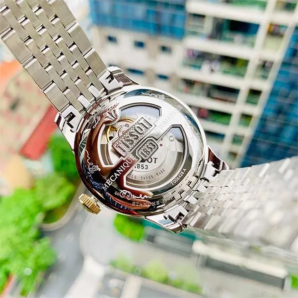 Đồng Hồ Nam Tissot Automatic Le Locle Demi T006.428.22.032.00 (TT0064282203200) Màu Bạc Vàng