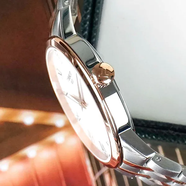 Đồng Hồ Nam Tissot Classic Dream T129.410.22.013.00 (T1294102201300) Màu Bạc Phối Vàng Hồng