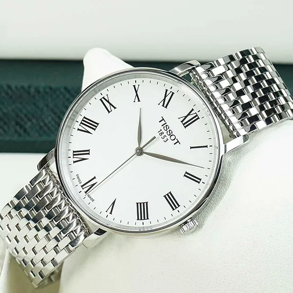 Đồng Hồ Nam Tissot Everytime T143.410.11.033.00 (T1434101103300) Màu Bạc Trắng - Đồng hồ - Vua Hàng Hiệu