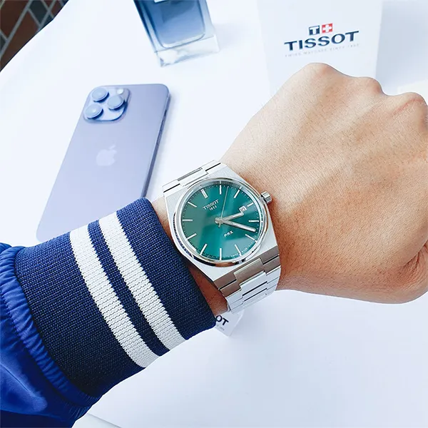Đồng Hồ Nam Tissot T137.410.11.091.00 Màu Bạc Xanh