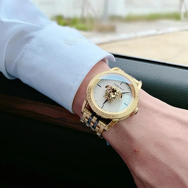 Đồng Hồ Nam Versace Palazzo Empire Watch VERD00418 Màu Vàng Gold