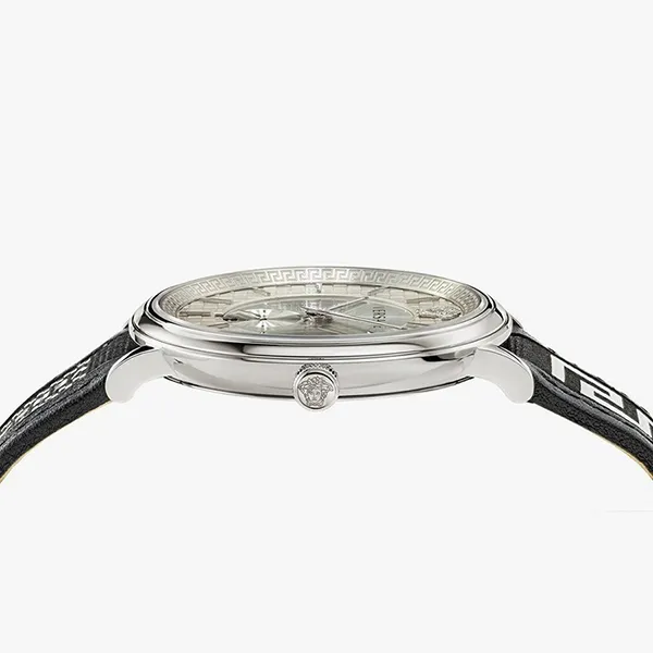 Đồng Hồ Nam Versace V-Circle Greca Watch 42mm VEBQ01219 Màu Đen Bạc - Đồng hồ - Vua Hàng Hiệu